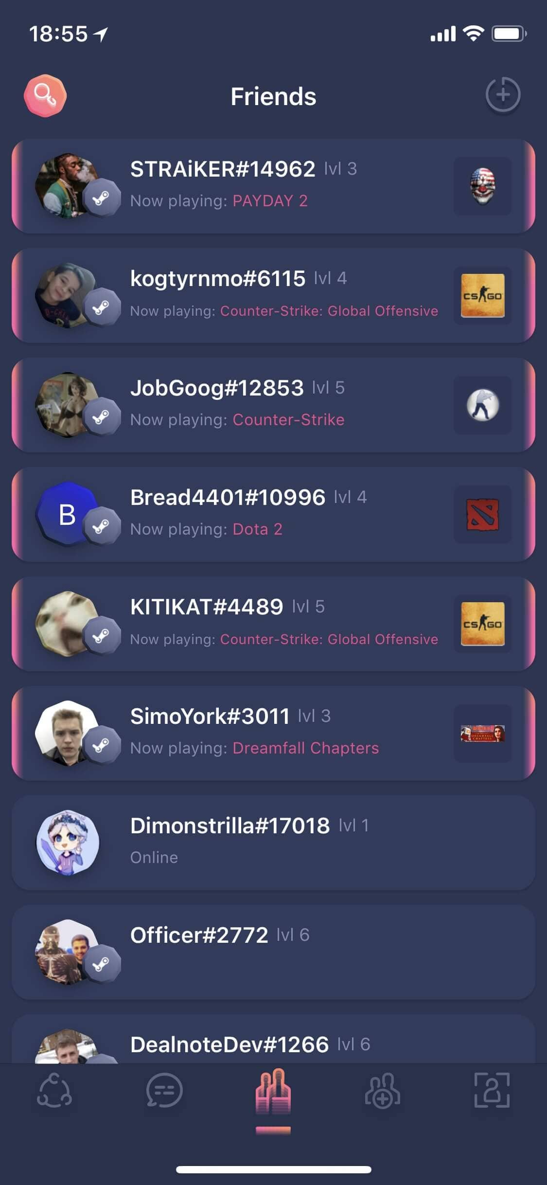 Plink - Teamfinder (LFG) app for gamers